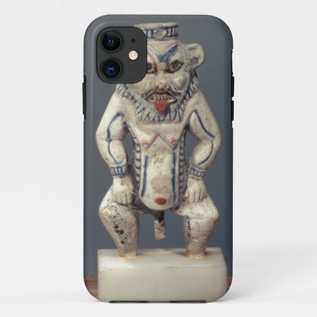 Kohl Pot, depicting the Egyptian household god Bes Case-Mate iPhone Case (Back)