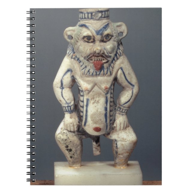Kohl Pot, depicting the Egyptian household god Bes Spiral Notebook (Front)