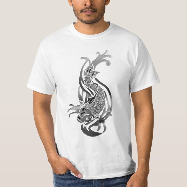 Koi2BlckNWht T-Shirt (Front)