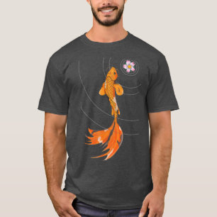 Koi and Cherry Blossom  T-Shirt