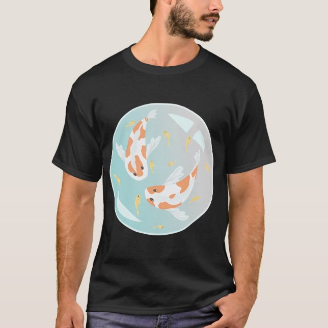 Koi and Tilapia In a Bubble T-Shirt (Front)