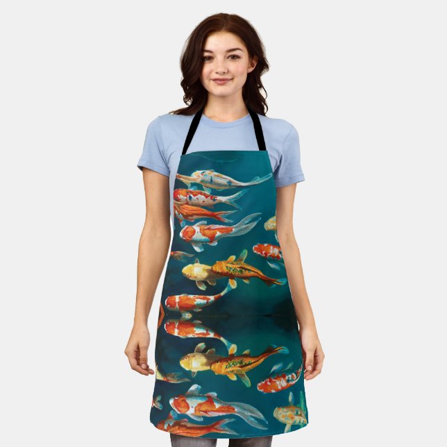 Koi Ballet -  Apron (Worn)