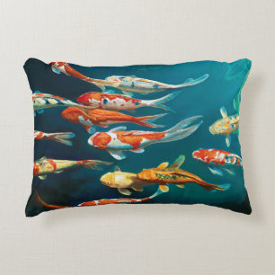 Koi Ballet -  Decorative Cushion