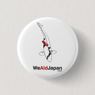 Koi Bandaid Botton 鯉バンドエイドボタン 3 Cm Round Badge