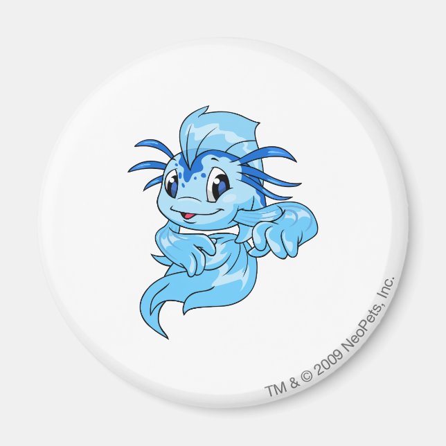 Koi Blue Magnet (Front)