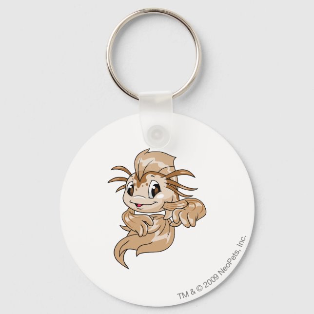 Koi Brown Key Ring (Front)