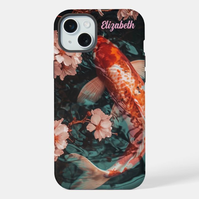 Koi carp  iPhone case (Back)