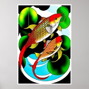 Koi Carp - Large Print
