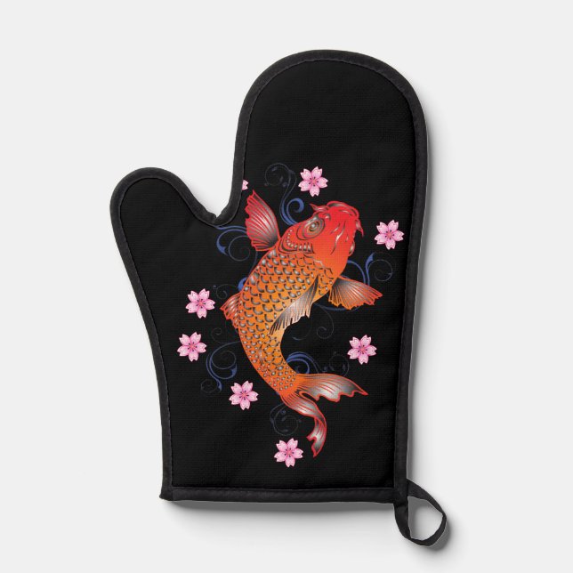 Koi carp oven mitt (Front)