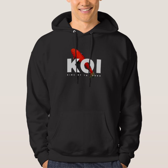Koi Carp Pond Owner Fish Keeper Hoodie (Front)