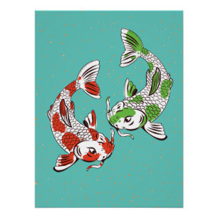 Koi Carp Poster