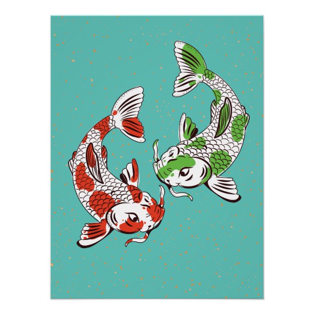 Koi Carp Poster (Front)