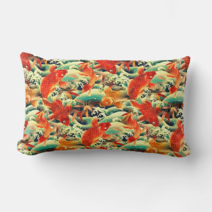 Koi carp Throw Pillow