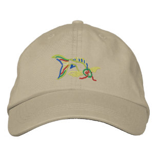 Koi Embroidered Hat