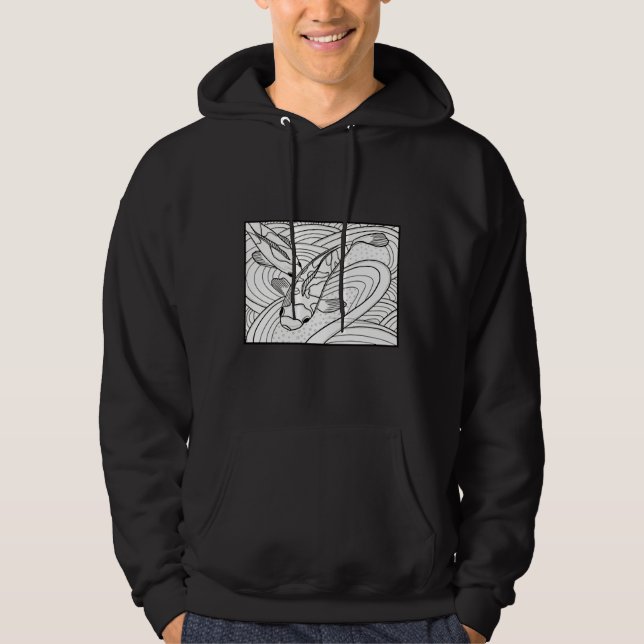 Koi Fish 324 Hoodie (Front)