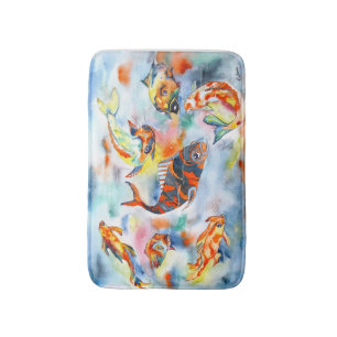 Koi Fish Bath Mat