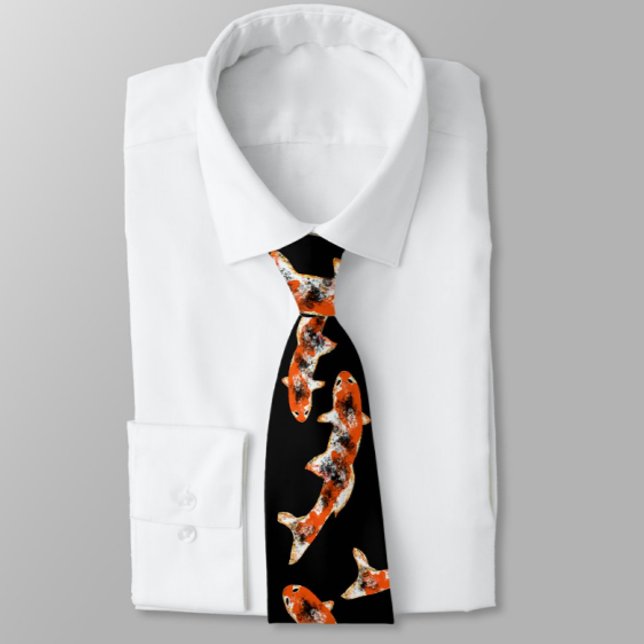Koi Fish Black Tie (Creator Uploaded)