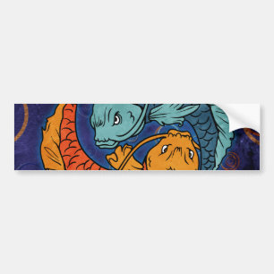 Koi Fish Bumper Sticker
