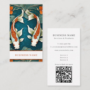Koi Fish Business Card