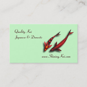 Koi Fish Business Card Template