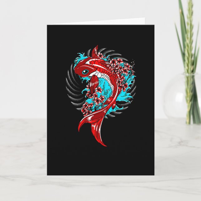 Koi Fish Card (Front)