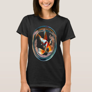 Koi fish carp japanese fish lens photography T-Shirt