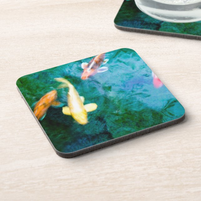 Koi Fish  Coaster (Left Side)
