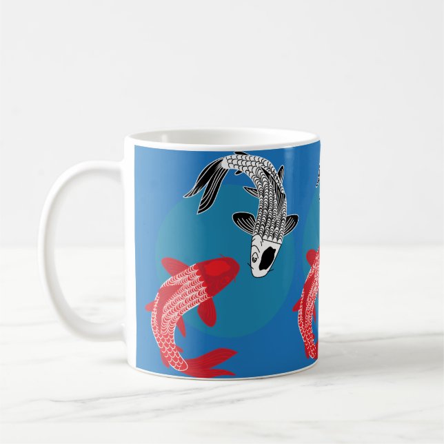 Koi Fish Coffee Mug (Left)