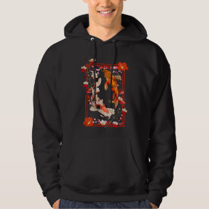 Koi Fish Coi Carp Nishikigoi Fish Japanese Cherry  Hoodie