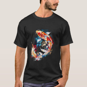 Koi Fish Colourful Asian Carp Japanese Koi Carp Fi T-Shirt