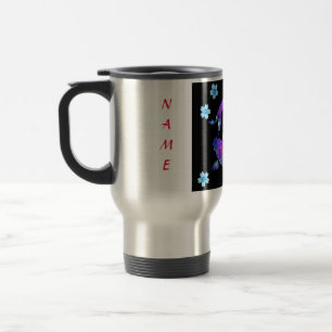 KOI FISH CUSTOM NAME TRAVEL MUG