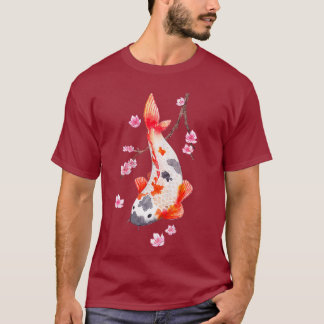 KOI FISH DRAWING FOR JAPANESE LOVER T-Shirt