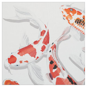 Koi fish fabric