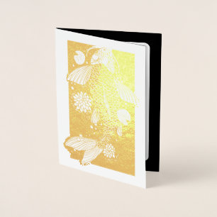 Koi Fish Foil Card