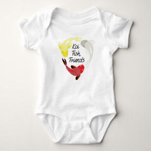 Koi Fish Friends Baby Bodysuit