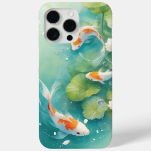 Koi Fish Gentle Symphony iPhone 15 Pro Max Case