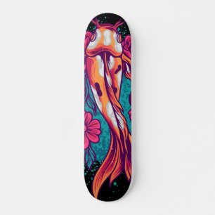 Koi Fish Graphic Skateboard