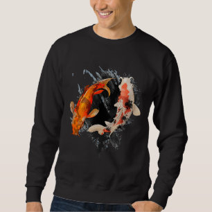 Koi Fish I Koi Carp Pond Japan Tattoo Sweatshirt