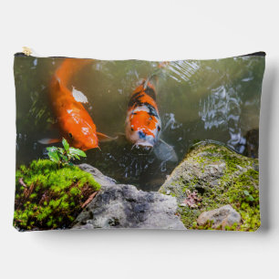 Koi fish in a pond accessory pouch