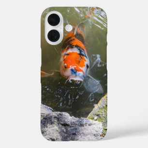 Koi fish in a pond iPhone 16 case