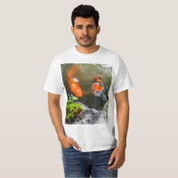 Koi fish in a pond