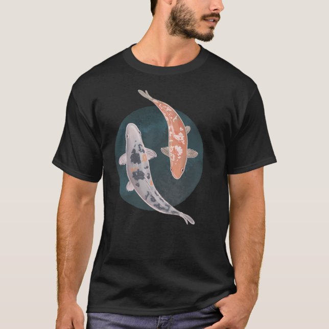 Koi fish in pond T-Shirt (Front)