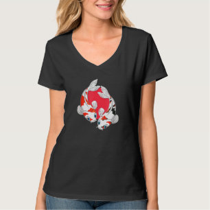 Koi Fish Japanese Carp Japan Style Tropical Animal T-Shirt