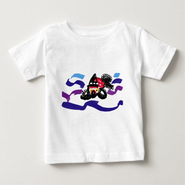 Koi fish  joy  baby T-Shirt (Front)