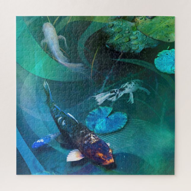 Koi Fish JOY OF KOI Jigsaw Puzzle (Vertical)