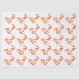 Koi Fish Karp #4 DIY Colours Orange Tissue Paper