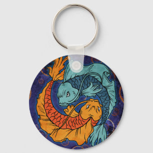 Koi Fish Key Ring