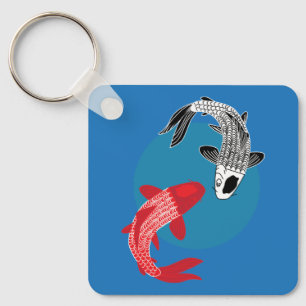 Koi Fish Key Ring