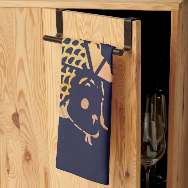 Koi Fish Kitchen Towel (Thirds Fold)