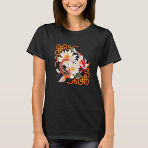 Koi Fish Koi Breeder Zen Garden Motif Koi Carp And T-Shirt